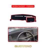 SKODA FAVORİT - FORMANTORPİDO KORUMA HALISI KIRMIZI KENAR