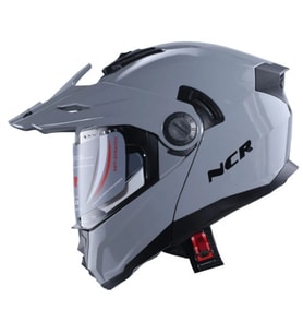 CROSS NCR-165 ÇENE AÇILIR GÖZLÜKLÜ E-CE BELGELİ KASK COOL GRİ
