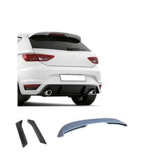 seat leon 2013.2017 plastik parlak siyah boyalı spoiler-spoiler çıta