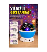 Çocuk Odası Renkli LED Gece Lambası 6 Işık Modlu Atmosfer Aydınlatması