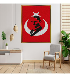 ÇERÇEVELİ ATATÜRK TABLO S779