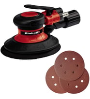 Einhell Tc-Pe 150, Havalı Zımpara (150 Mm Zımpara Diski Çapı, Kademesiz Ayar Kolu, 6 Adet Zımpara Ka (Çok Renkli)