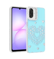 Galaxy A07 Kılıf Damla Taşlı Rivas Sert PC Kılıf