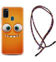 Samsung M21 M22 M23 M30 M31S M32 Kılıf Boyun Asklı Rasta Silikon Dişlek 1615