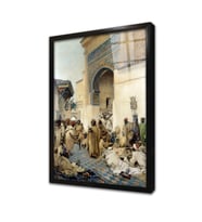 Sidi Cami Eseri Çerçeveli Cam Tablo