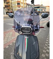 MOTOCAM Arora Mojito 50 Ön Cam 2023-2026 Model 41cm Füme Renkli 4mm APARATSIZ