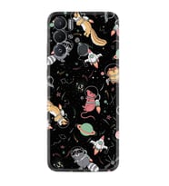 Tecno Pova Neo Kılıf Silikon Desen Özel Seri Planet Animals 1771