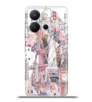 Vivo Y36 Kapak HD Renkli Dizayn Silikon Kılıf - Londonycparis