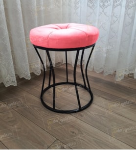 Kum Saati Dilimli Makyaj Pufu Kara İnci (Pembe)