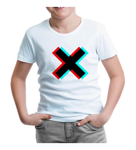 X by Colors Beyaz Çocuk Tshirt