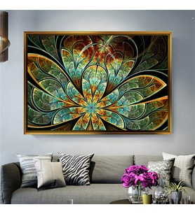Altın Çerçeveli dekoratif tablo a946 (Gold)