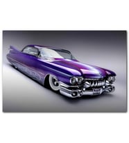 Cakatabloo Mor Alevli Cadillac MDF Tablo