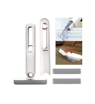 Mini Otomatik Sıkmalı Mop Seti, Yıkanabilir, Kolay Kullanım