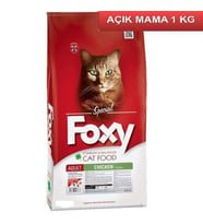 Foxy 30/15 Tavuk Etli Yetişkin Kedi Maması 1 Kg AÇIK