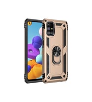 Samsung Galaxy M31S Uyumlu Kılıf Zore Vega Kapak (Gold)