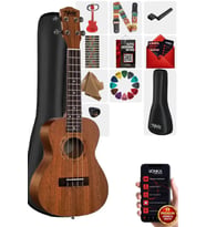 Midex SP-21MC Set Maun Soprano Ukulele (Metod Nota Sticker Askı Pena)