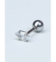 Tekli Markiz Silver Piercing