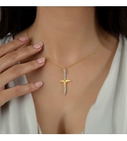 Usho Jewelry 925 Ayar Gümüş Elif Anka Kuşu Kadın Kolye