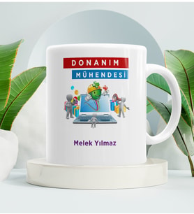 Donanım Mühendisi Kupa Bardak Beyaz