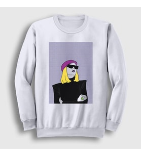Presmono Unisex Beyaz Cool Roisin Murphy Sweatshirt 548208tt