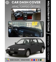 HONDA CIVIC EF (1988-1991) Torpido Örtüsü Torpido Koruma Tam Uyum Çatlamayı Önler Kolay Montaj