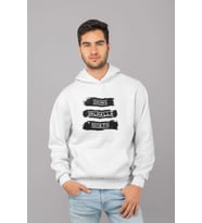 Viking Valhalla North Kapüşonlu Sweatshirt – Erkek Unisex Hoodie (Beyaz)