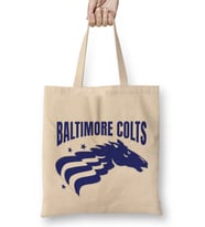 Defunct Baltimore Colts CFL Football 1995 Bez Çanta Uzun Saplı