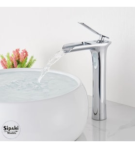 Sipahi Marble Krom Renk Uzun Şelale Batarya