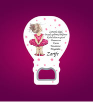 Kız Bebek Doğum Günü Baby Shower Bebek İçin Hediyelik Magnet