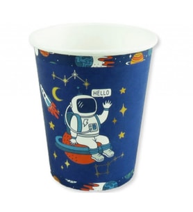 Bardak astronot uzay karton 8oz pk:8-