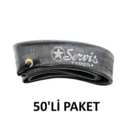 Servis 2.75/3.00X17 İÇ LASTİK BUTYL Motosiklet İç Lastiği (50 ADET)