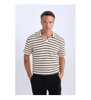 Defacto Ekru Erkek T-Shirt B6532AX/ER238