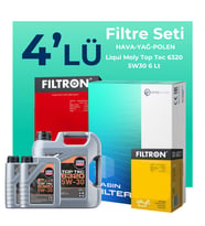 Filtron Peugeot Expert 1.5 Dizel Filtre Bakım Seti Liqui Moly Motor Yağlı (2017-2025) 4 Lü