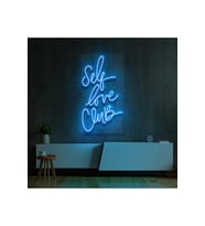 Self Love Club Yazılı Neon Tabela