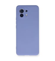 Xiaomi Mi 11 Kılıf Nano İçi Kadife Silikon - Lila