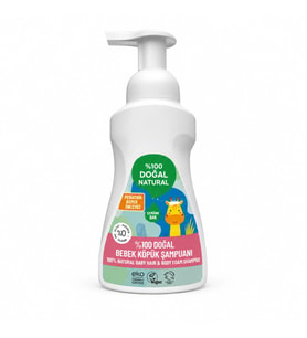 %100 Doğal Bebek Köpük Şampuanı 250 ml