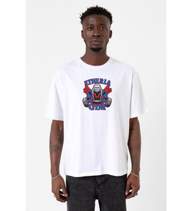 He Man Etheria Gym 1985 Beyaz Erkek Oversize Tshirt