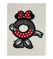 21X18 CM MİCKEY MAUSE KABARTMA PUL PAYETLİ  APLİKE ARMA YAMA AKSESUAR