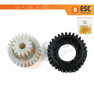 BGE547+BGE555 Porsche Cayenne VW Touareg İçin Arka Cam Güneşlik Perde Motor Dişli Set 958536317013W4