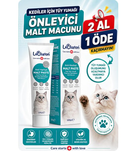 Kedi Tüy Yumağı Önleyici Malt Kedi Tüyü Döküm Dökülmesi Önleyici Engelleyici Kedi Maltı - 100 gr