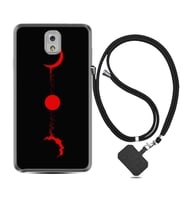 Samsung Note 3 4 5 8 9 20 Ultra 10 Lite Kılıf Boyun Askılı Silikon Red Moon 1710