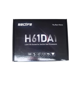SecLife H61DA1 DDR3 HDMI PCIe 16X v3.0 1155p mATX