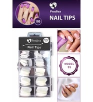 Prodiva 100'lü Kutulu Takma Tırnak - Nail Tips 55 No