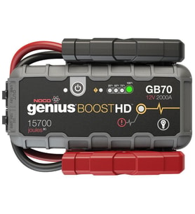 NOCO Genius GB70 12V 2000Amp Ultrasafe Lityum Akü Takviye + Powerbank + Led Lamba