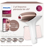 Lumea 9900 Serisi BRI951/03 IPL Tüy Alma, SkinAI,Vücut,Yüz,Koltuk altı,Bikini,4 Başlık,Çanta