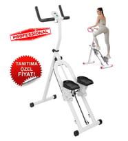 C-01 Katlanabilir Dikey Tırmanma Egzersiz Aleti Stepper Kondisyon Bisikleti Spor Aleti Fitness Aleti
