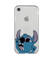 Iphone XR Uyumlu Stitch Desenli Şeffaf Telefon Kılıfı