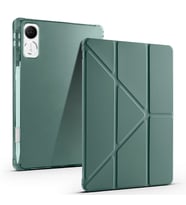 Honor Pad V9 Tablet Kılıf Kalem Bölmeli Standlı Lüx Smart Cover (Koyu Yeşil)