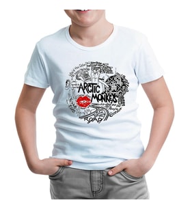Arctic Monkeys - Songs Beyaz Çocuk Tshirt