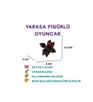 Yarasa Figür - 3D Gece Hayvanı Oyuncak